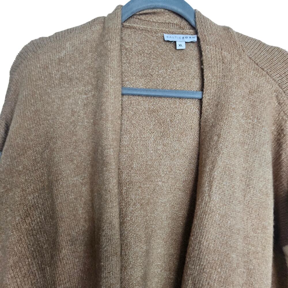 Baltic Born Womens Pierson Colorblock Cardigan Sweater XL Oversized Comfy Cozy - Picture 2 of 8
